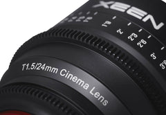 24mm T1.5 Wide Angle XEEN Pro Cinema Lens XN24-NEX