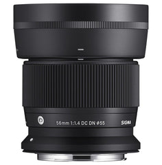 Sigma 56MM F1.4 DC DN C Lens - Close-up of lens mount ensuring high-quality optical performance
