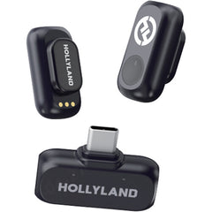 Hollyland LARK A1 Mini Duo (Space Gray, with USB-C RX) Wireless Microphone