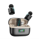 MINI8 RTS LAVALIER METAL CONDENSER LIGHTWEIGHT WIRELESS DUAL MICROPHONE in pakistan