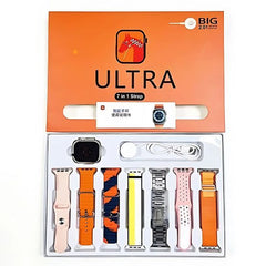 7 in 1 ultra smart watch with 7 straps