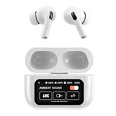 Black A9 PRO Wireless AirPods with ANC/ENC