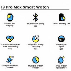 i9 Pro Max Smart Watch on Wrist - Comfortable and Stylish Wear