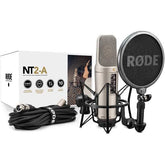 Condenser microphone for studio recording and podcasts - Delenzo Mart