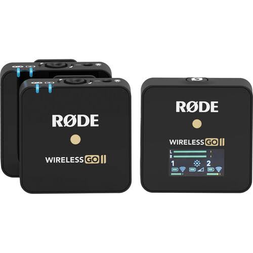 Wireless mic for vloggers Rode GO II microphone - Delenzo Mart