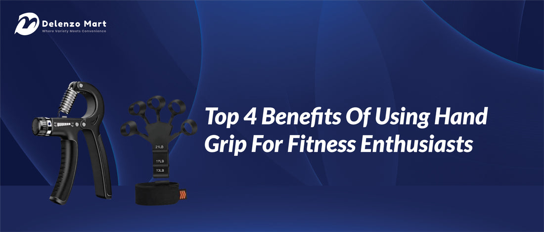 Top 4 Benefits Of Using Hand Grip For Fitness Enthusiasts