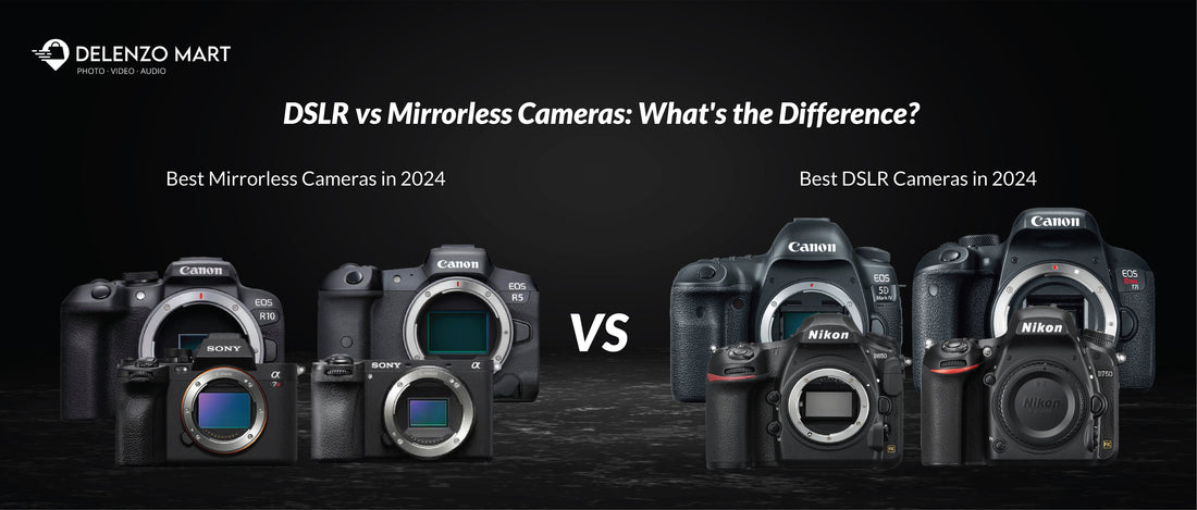 DSLR vs Mirrorless Cameras: What's the Difference? - Delenzo Mart