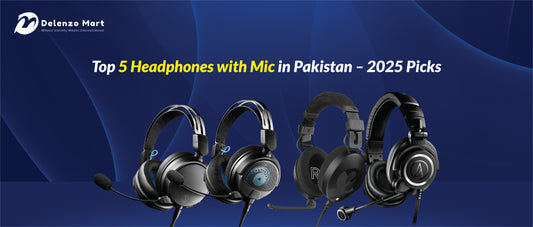 Top 5 Headphones with Mic in Pakistan – 2025 Picks