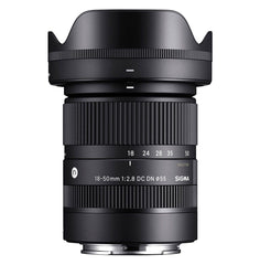 SIGMA 18-50mm F2.8 DC DN | Contemporary – versatile zoom lens with bright F2.8 aperture for APS-C mirrorless cameras.