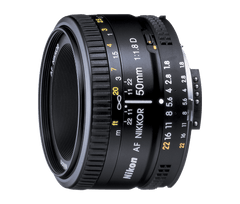 Nikon AF NIKKOR 50mm f/1.8D Lens