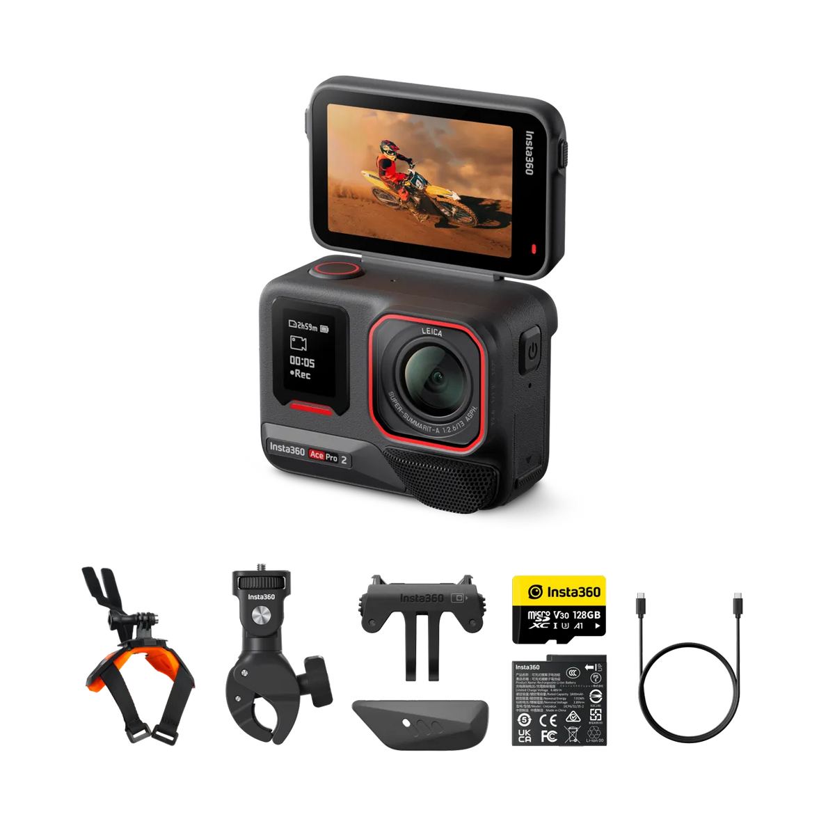 Insta360 Ace Pro 2 Motorcycle Bundle