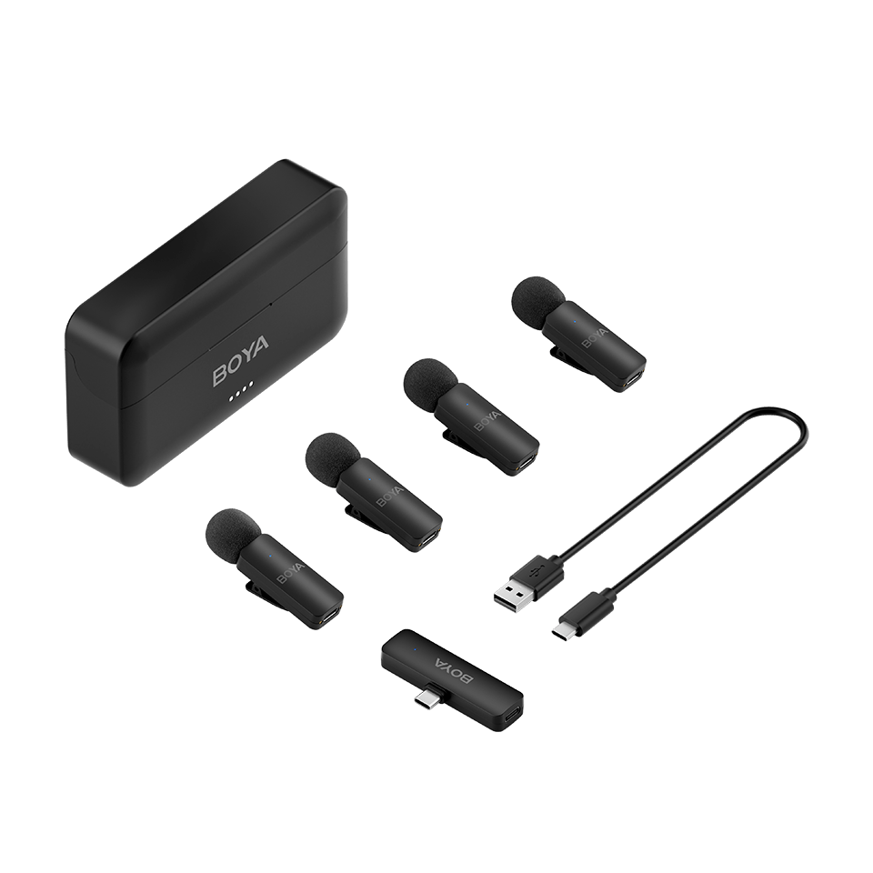 BY-V4 4-Channel Mini Wireless Microphone Series