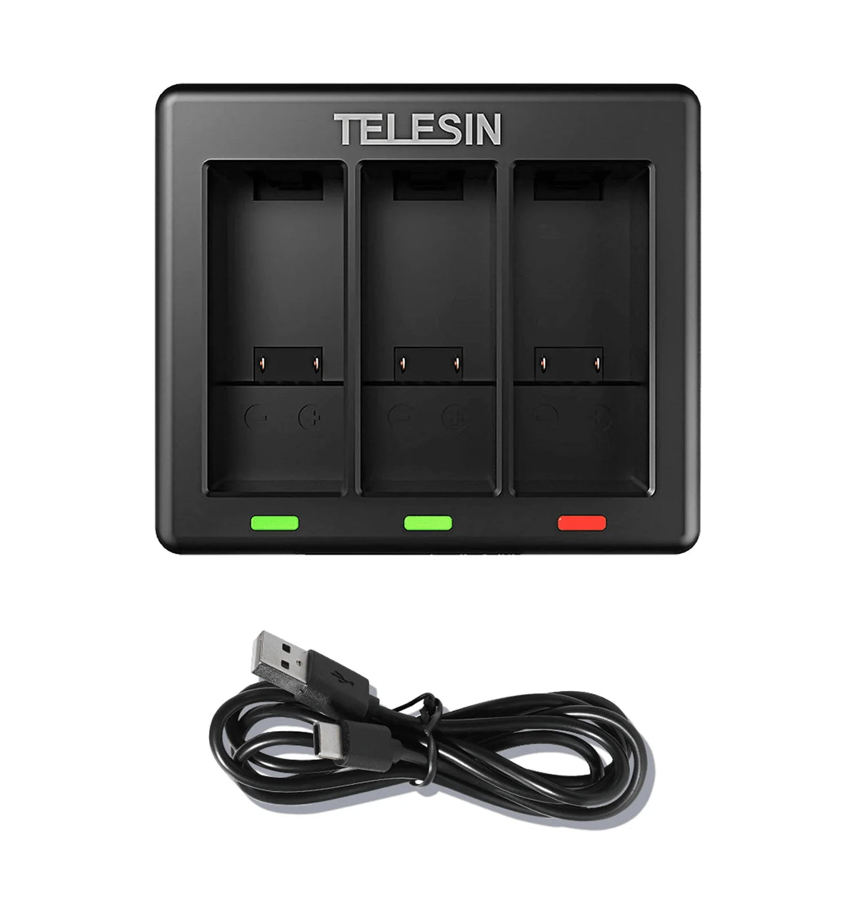 GoPro Battery Charger Telesin Hero 9 Hero 10 Hero 11