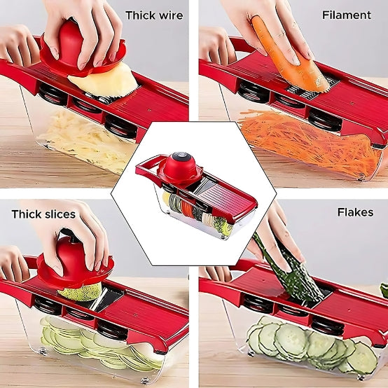 10 in 1 / Mandoline Vegetable Slicer Cutter / With Box