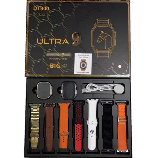 DT900 ULTRA Smart watch With 7 Straps