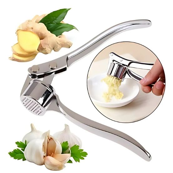 Stainless Steel Manual Operate Garlic Press