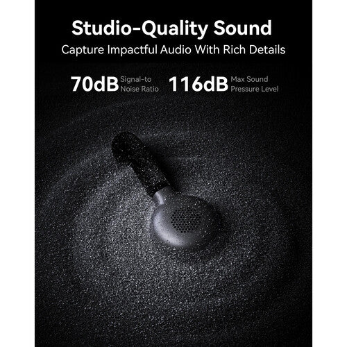Hollyland LARK M2S Duo (Space Gray, with USB-C RX) Wireless Microphone