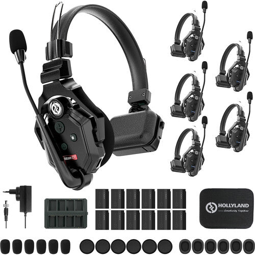 Wireless intercom headset for Content Creators  & Filmmakers