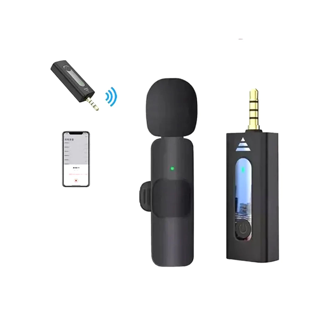 K35 High Quality Collar Wireless Single Microphone in pakistan
