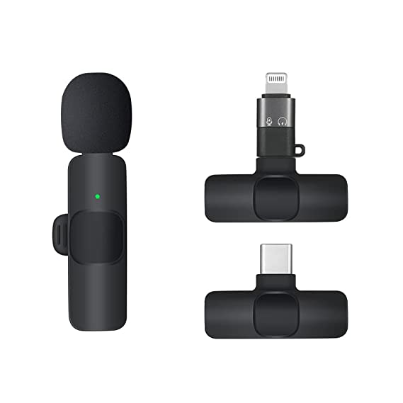 K35 High Quality Wireless Dual Microphone IN PAKISTAN For Mobile Phone And Camera