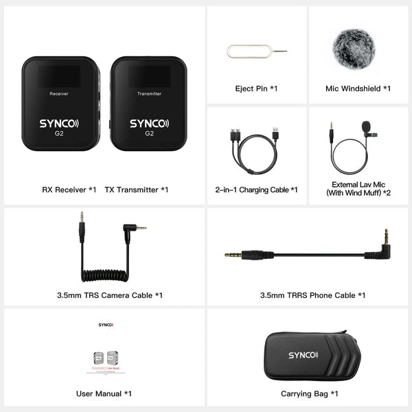 SYNCO G2(A1) Wireless Microphone