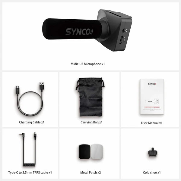 SYNCO MMic-U3 Shotgun Microphone