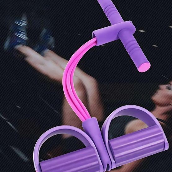 Portable Lightweight Purple fitness pull rope