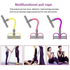 Portable Lightweight Purple fitness pull rope