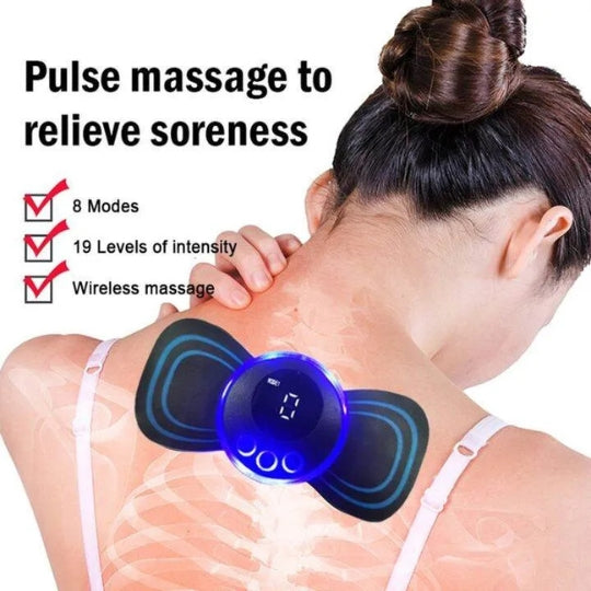 Mini Electric Muscle Stimulator Massager – Portable Pain Relief & Fitness Tool