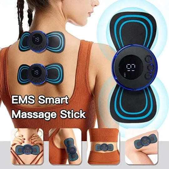 Mini Electric Muscle Stimulator Massager – Portable Pain Relief & Fitness Tool