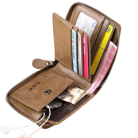 Shop Premium Leather Zip Wallet for Men – Stylish & Smart Wallets