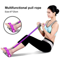 Portable Lightweight Purple fitness pull rope