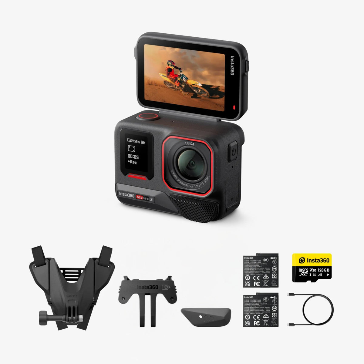 Insta360 Ace Pro 2 Motorcycle Bundle