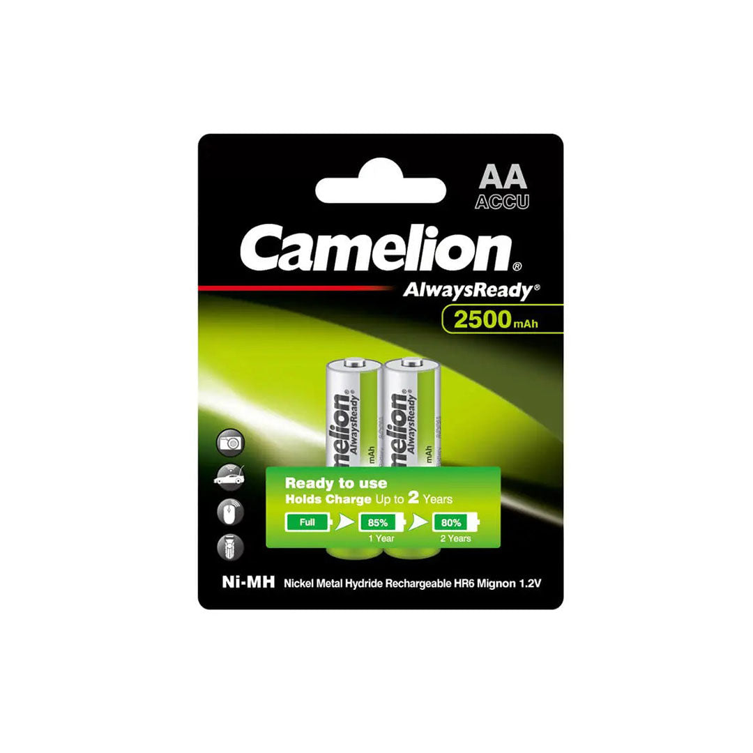 Camelion AA 2500 mAh rechargeable Batteries (Pack of 2)