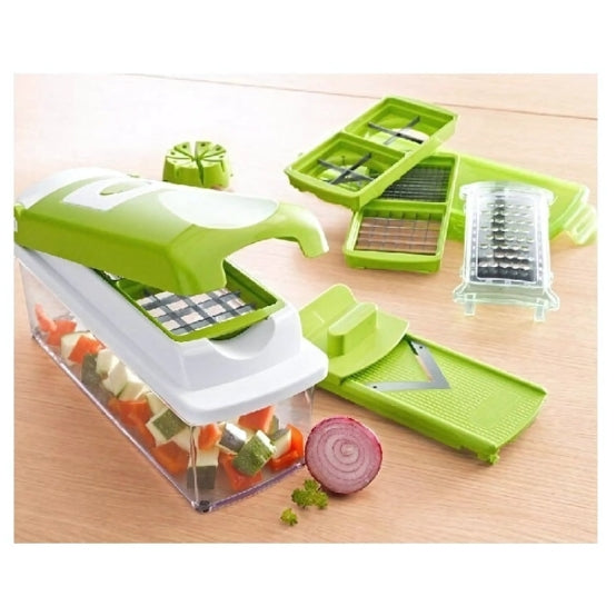 Vegetable cutter - Slicer cutter - Fruit cutter - Slicer - Chopper - Multifunctional cutter - 14 in 1 cutter