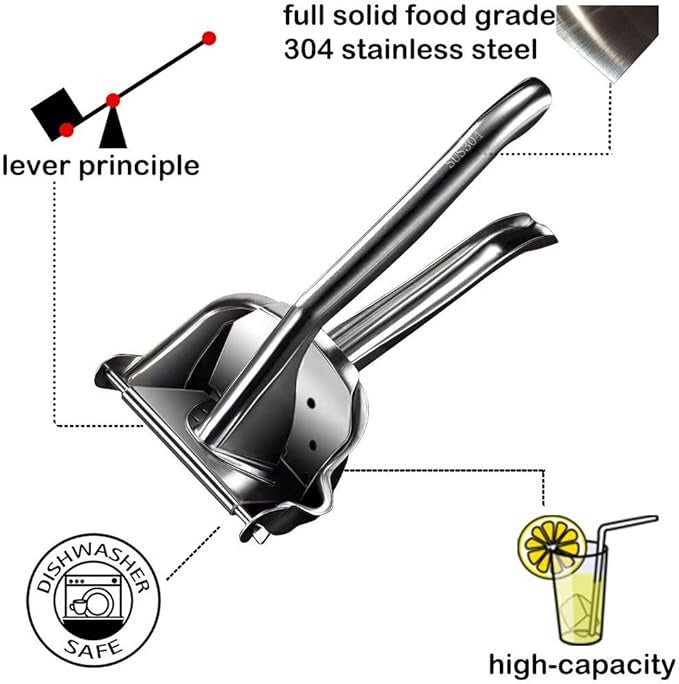 Manual Juice Squeezer - Hand Pressed Fresh Juice Extractor