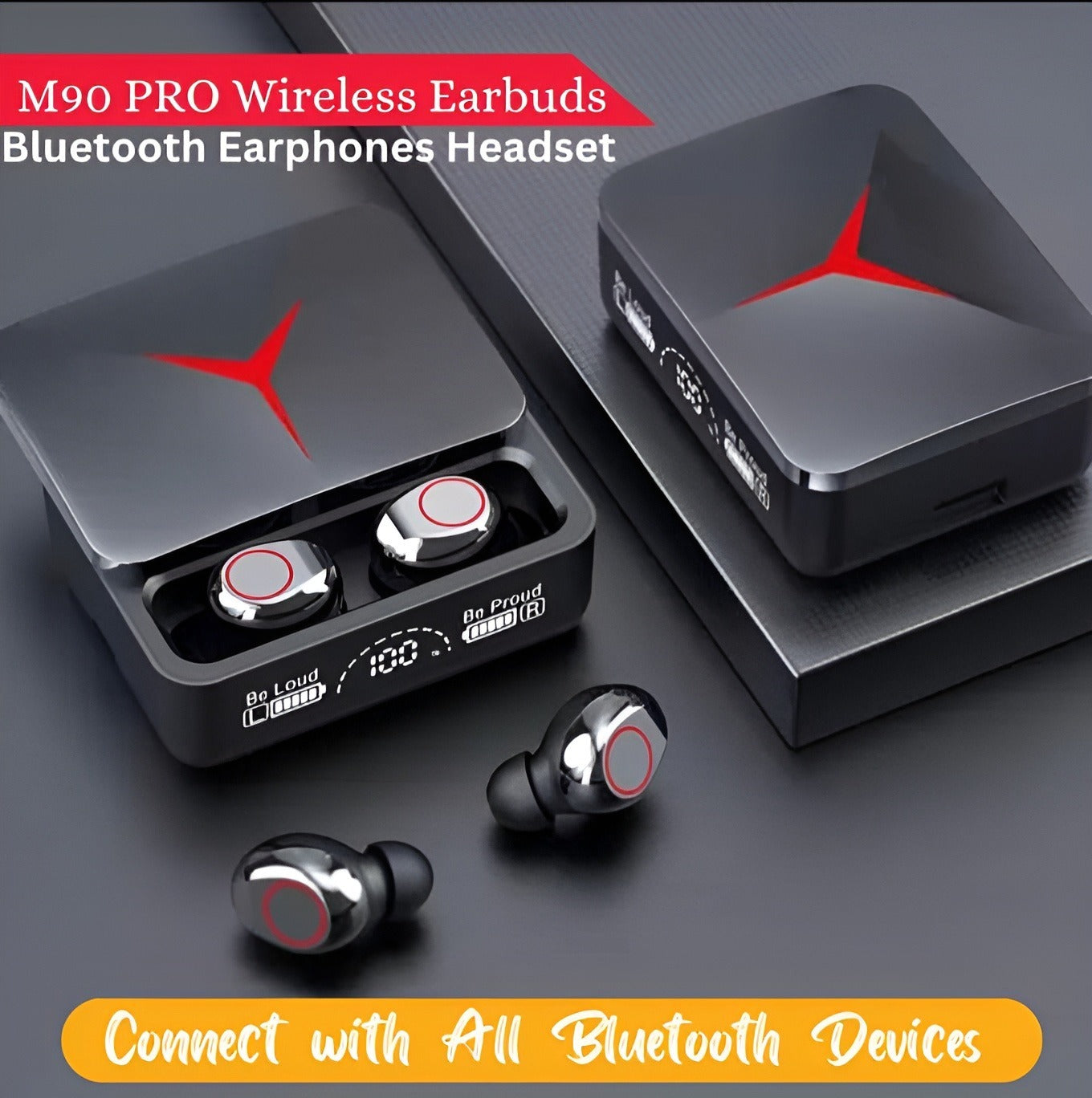 M90 Pro True Wireless Gaming Earbuds