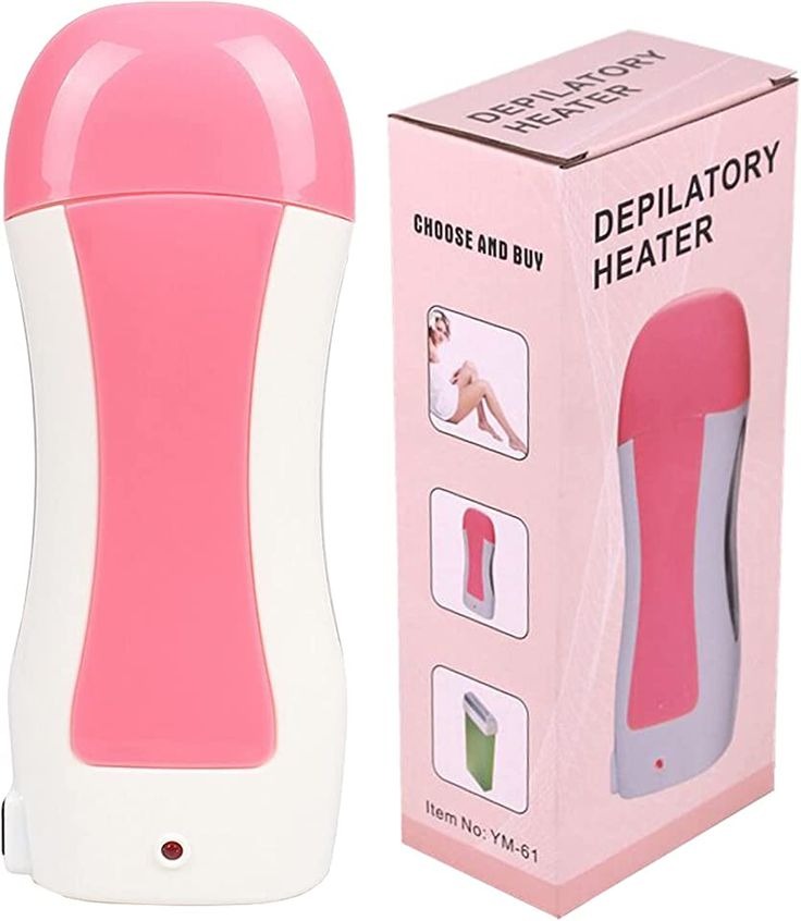 Roll On Wax Refill  Depilatory Roll On Wax Kit for Larger Areas of the Body, Roller Waxing Hair Removal