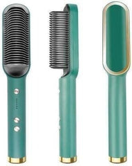 Hair Straightener Brush 2-in-1 Hot Comb