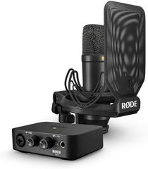 Rode Complete Studio Kit with AI-1 Audio Interface, NT1 Microphone, SM6 Shockmount, and XLR Cable