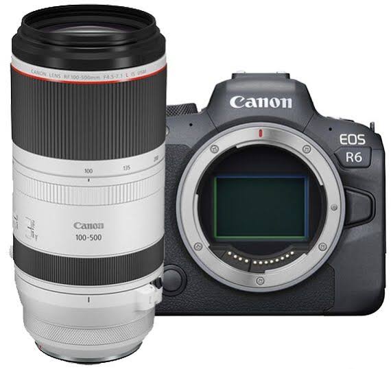 Canon EOS R6 Mirrorless Digital Camera w/ RF 100-500mm f/4.5-7.1L IS USM Lens