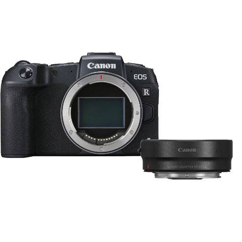 Canon EOS RP Mirrorless Digital Camera Body + Mount Adapter