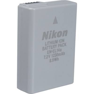 Nikon EN-EL14a Orignal Rechargeable Lithium-Ion Battery (7.2V, 1230mAh)