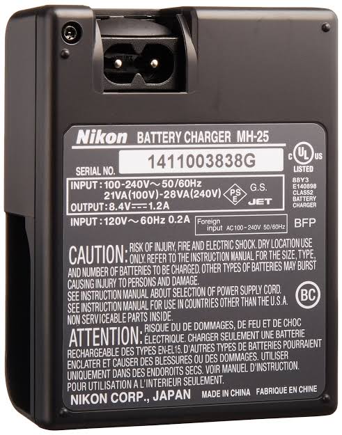 Nikon MH-25 Quick Charger (Orignal)