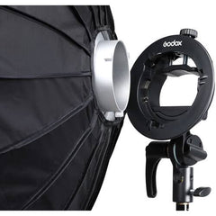 Godox 80x80cm Photo Studio Softbox Diffuser + S-type Bracket Bowens Holder Mount + Bag Kit for Camera Flash Light