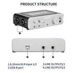 Boya BY-AM1 Dual Channel Audio Mixer