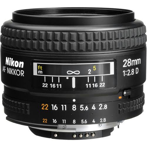 Nikon AF NIKKOR 28mm f/2.8D Lens