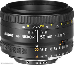 Nikon AF NIKKOR 50mm f/1.8D Lens