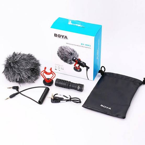 BOYA BY-MM1 Mini Cardioid Condenser Microphone used