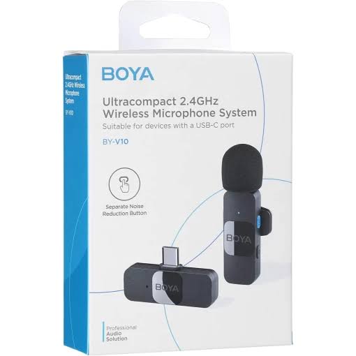 Boya BY-V10 Ultracompact 2.4GHz Wireless Microphone System